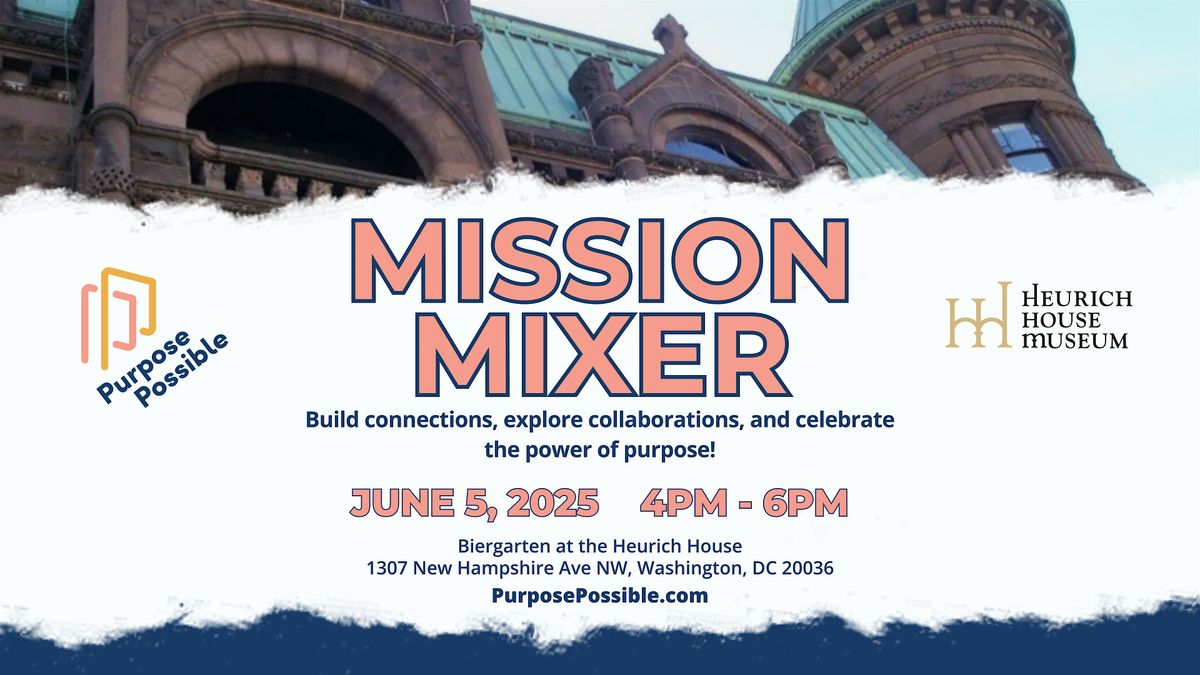 DC Mission Mixer, 5 June | Event in Washington | AllEvents