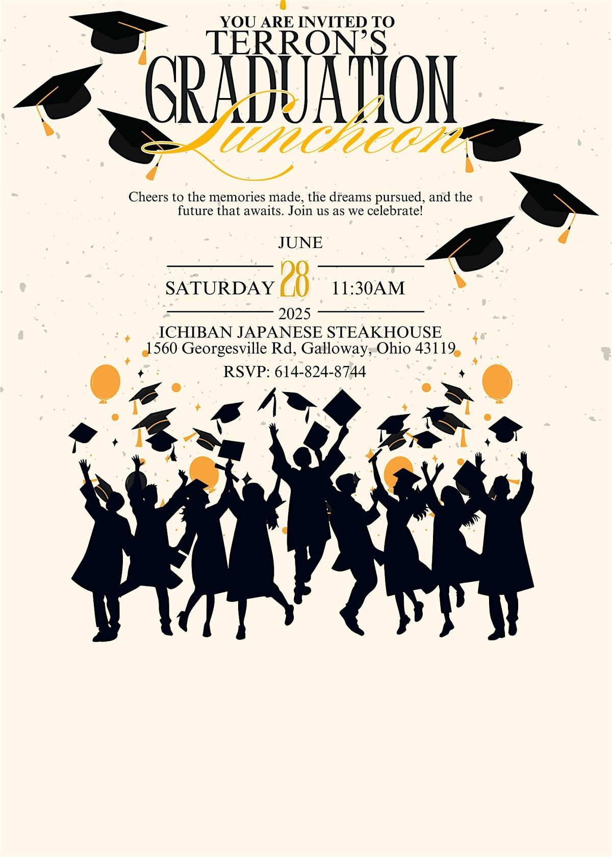 TERRON TOLBER, JR GRADUATION LUNCHEON | Event in Columbus | AllEvents