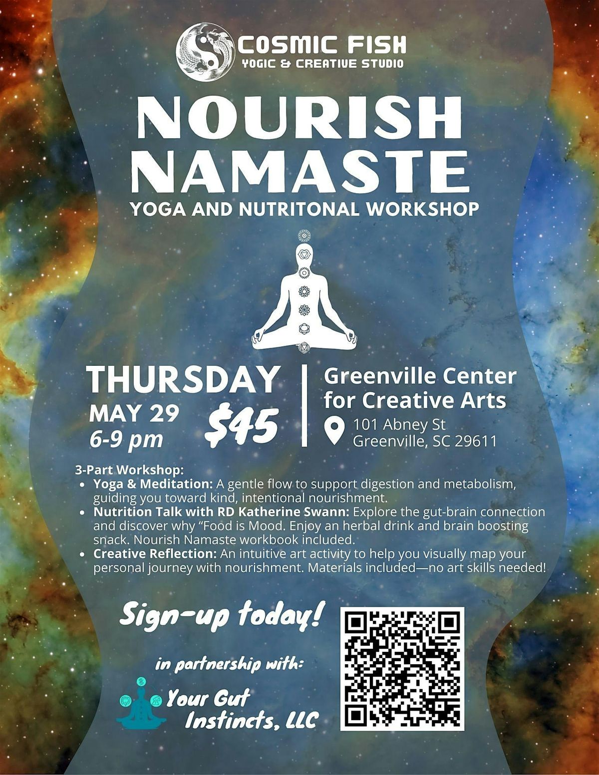 Nourish Namaste, 29 May | Event in Greenville | AllEvents