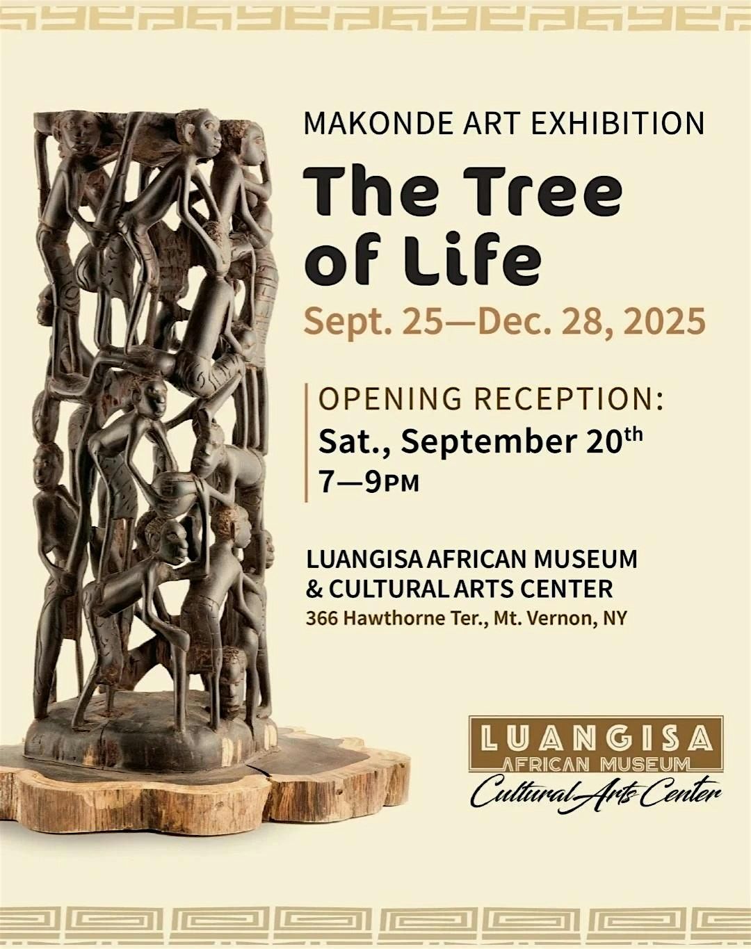 Makonde Art Exhibition: The Tree of Life, 20 September | Event in Mount Vernon | AllEvents